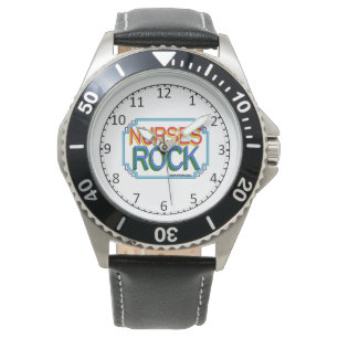 Reloj De Pulsera Guardia de Rock de Enfermeras