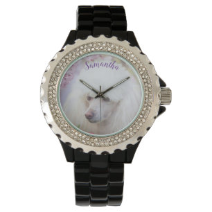Reloj De Pulsera Guardia diamante de imitación de perro cangrejo
