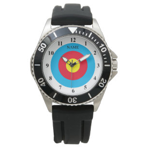 Reloj De Pulsera Guardia masculina Personalizado con tiro al arco
