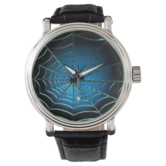 Reloj De Pulsera Guay Blue Spider Web (Anverso)