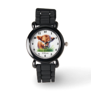Reloj De Pulsera Guay boys Highland vaca add name
