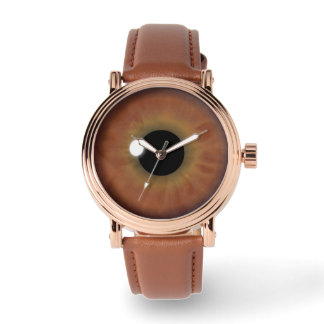 Reloj De Pulsera Guay Brown Eye Iris Eyeball Personalizado De Escri