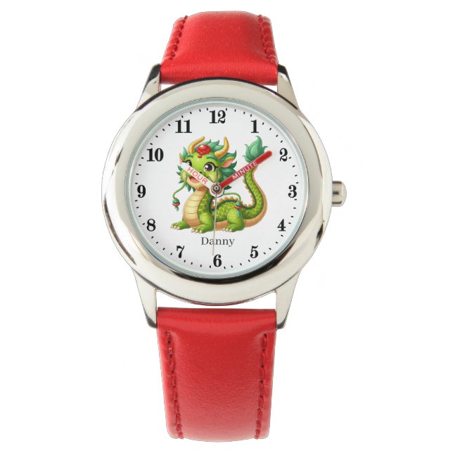Reloj De Pulsera Guay Dragon agrega nombre (Anverso)