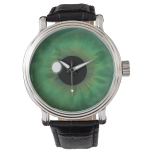 Reloj De Pulsera Guay Green Eye Iris Eyeball Personalizado Writing