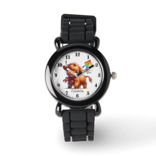 Reloj De Pulsera Guay Highland cow add name