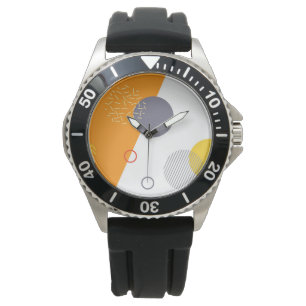 Reloj De Pulsera Guay, ilustracion geométrico único, moderno y de m