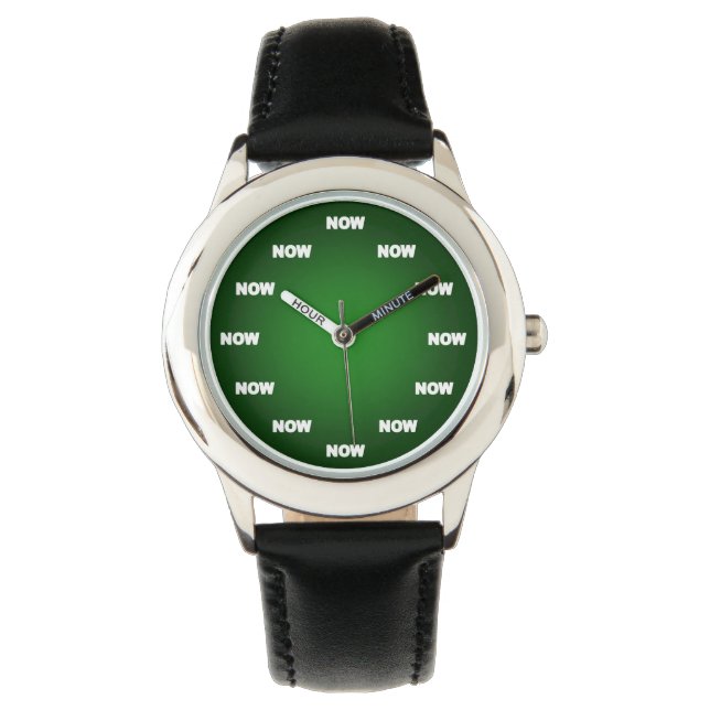 Reloj De Pulsera Guay "NOW" Watch (verde) (Anverso)