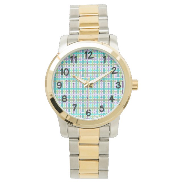 Reloj De Pulsera Guay Plaid (Anverso)