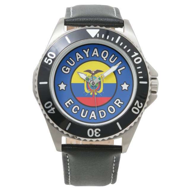 Reloj De Pulsera Guayaquil Ecuador (Anverso)