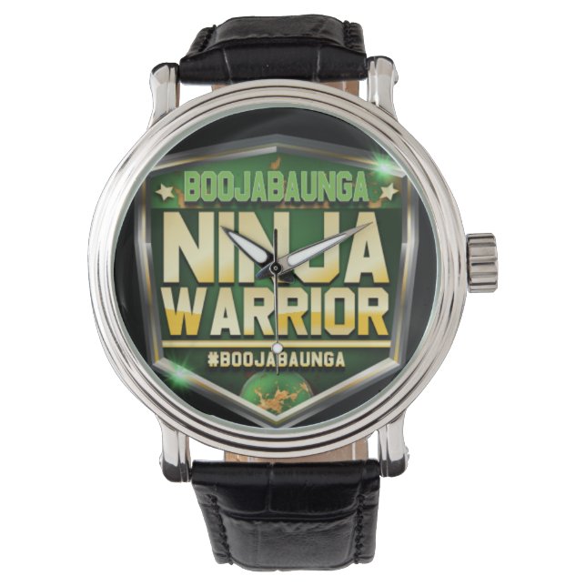 Reloj De Pulsera Guerrero de Boojabaunga Ninja (Anverso)