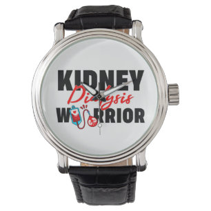 Reloj De Pulsera Guerrero de la diálisis renal receptor de riñones