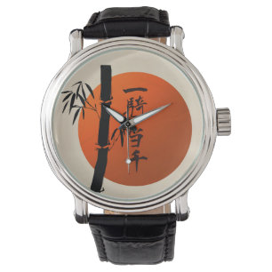 Reloj De Pulsera Guerrero Kanji Matchless