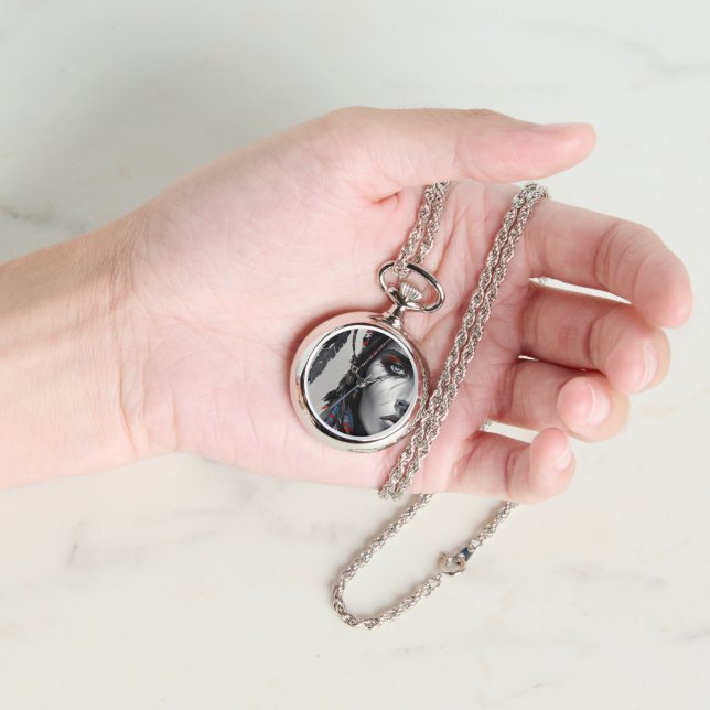 Reloj De Pulsera Guerrero Tribal (Mano)