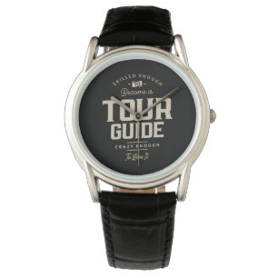 Reloj De Pulsera Guía de turismo Trabajador de cumpleaños de trabaj