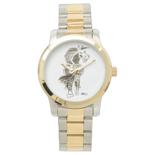 Reloj De Pulsera ¡Guiñando a caballo buena suerte!