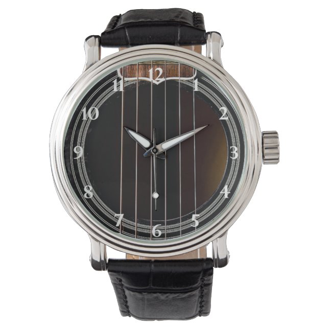 Reloj De Pulsera Guitar Soundhole (Anverso)