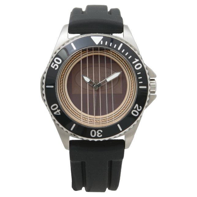 Reloj De Pulsera guitarra acústica (Anverso)