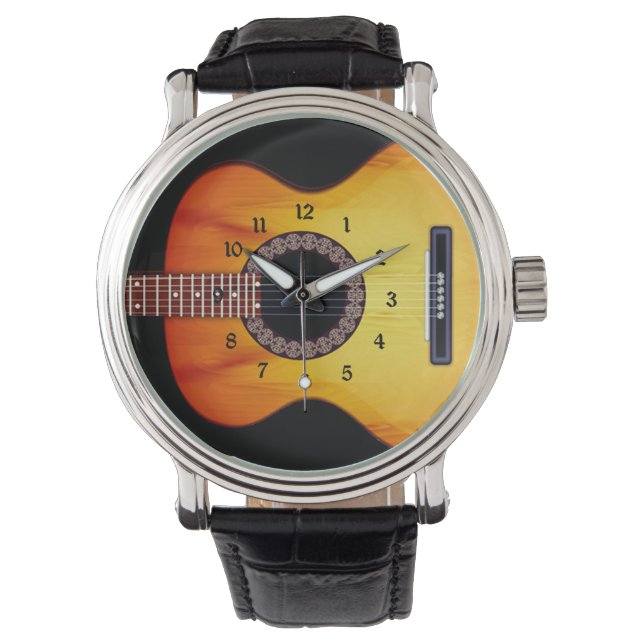 Reloj De Pulsera Guitarra Acústica (Anverso)