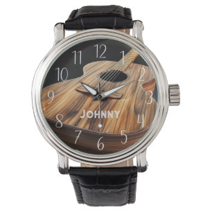 Reloj De Pulsera guitarra acústica personalizada