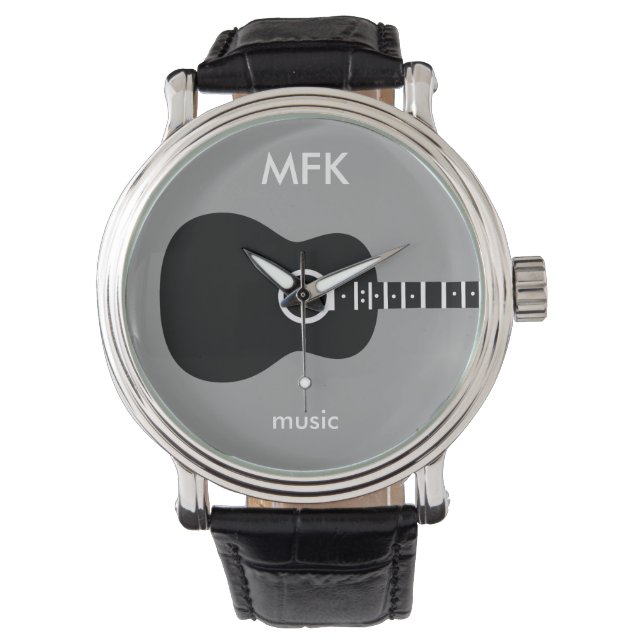 Reloj De Pulsera guitarra acústica personalizado superelegante (Anverso)