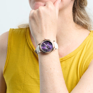 Reloj De Pulsera Guitarra musical Watch Purple