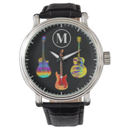Reloj De Pulsera Guitarras acústicas eléctricas coloridas personali