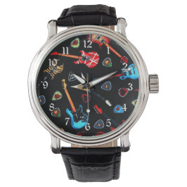Reloj De Pulsera Guitarras de rock eléctrico