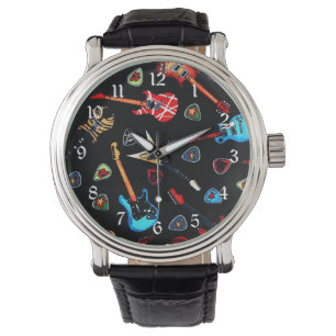 Reloj De Pulsera Guitarras de rock eléctrico