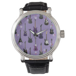 Reloj De Pulsera Guitarras eléctricas 💜 púrpura Watch