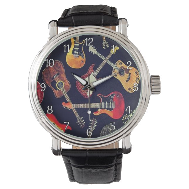 Reloj De Pulsera Guitars simples (Anverso)