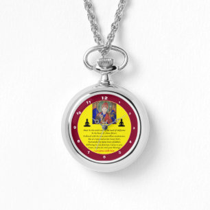 Reloj De Pulsera Guru Rinpoche & Seven Line Prayer /Padmasambhava