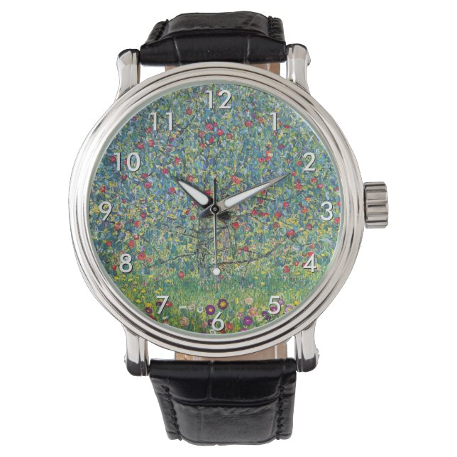 Reloj De Pulsera Gustav Klimt - Árbol de manzanas (Anverso)