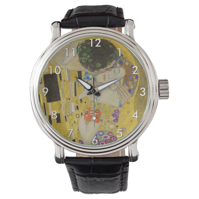 Reloj De Pulsera Gustav Klimt - El beso (Anverso)