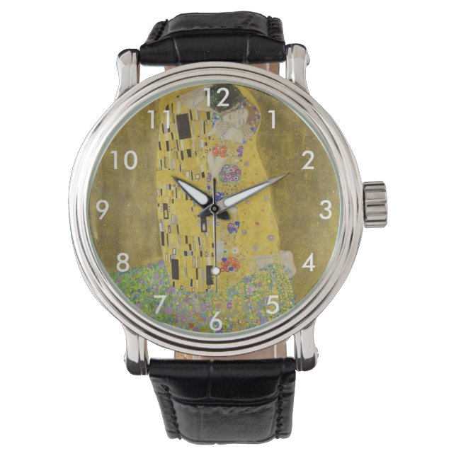 Reloj De Pulsera Gustav Klimt - El beso (Anverso)
