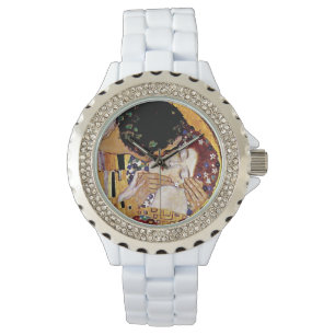 Reloj De Pulsera Gustav Klimt - El Beso - Arte Nouveau Antiguo