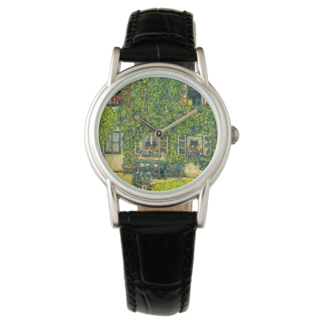 Reloj De Pulsera Gustav Klimt La Casa de la Guardia (Anverso)