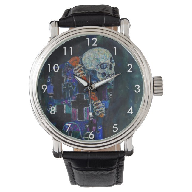 Reloj De Pulsera Gustav Klimt - Muerte y vida (Anverso)