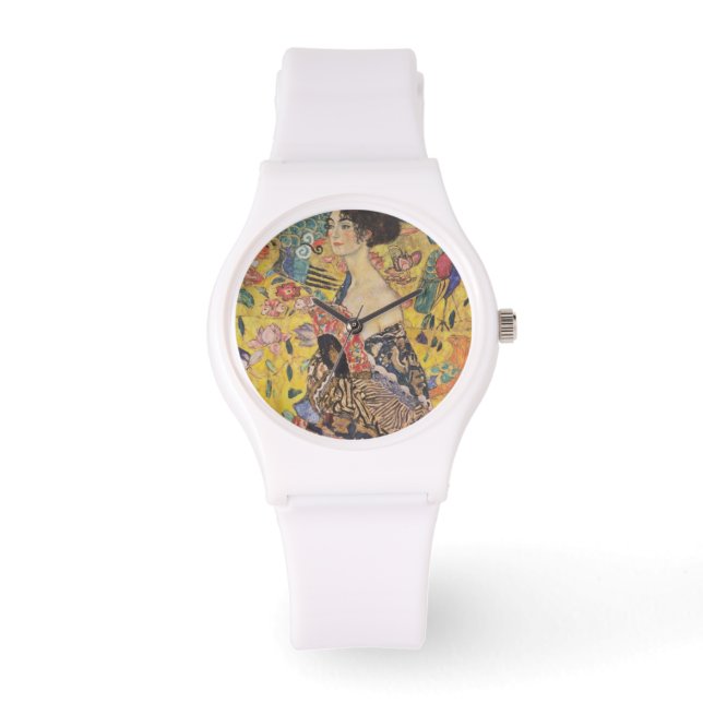Reloj De Pulsera Gustav Klimt - Mujer con hincha (Anverso)