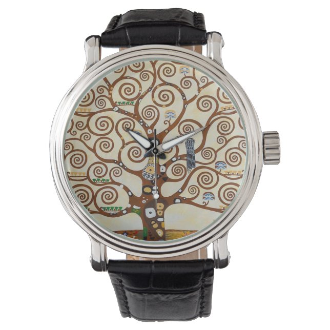 Reloj De Pulsera Gustav Klimt Restauró La Versión (Anverso)