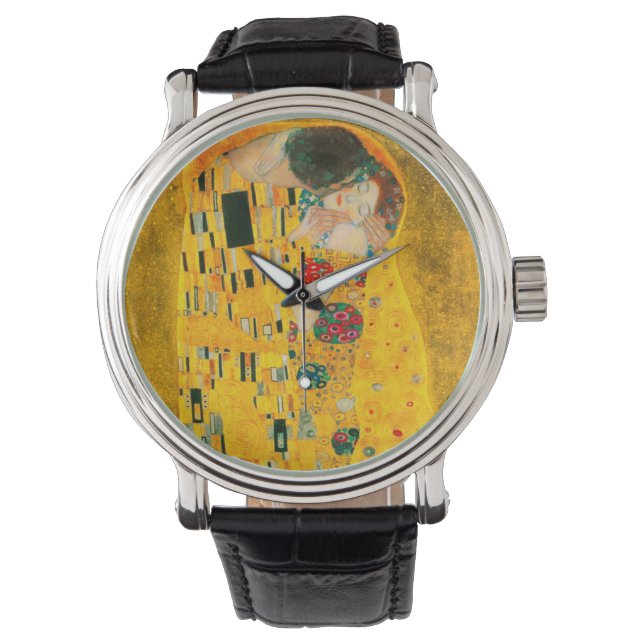Reloj De Pulsera Gustav Klimt The Kiss (Anverso)
