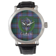 Guthrie Scottish Clan Tartan & Escudo