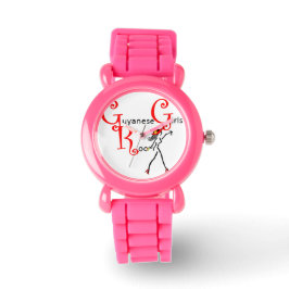Reloj De Pulsera Guyana: Niños Chicas vigilan