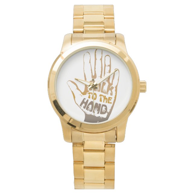 Reloj De Pulsera Hablar Con La Mano (Anverso)