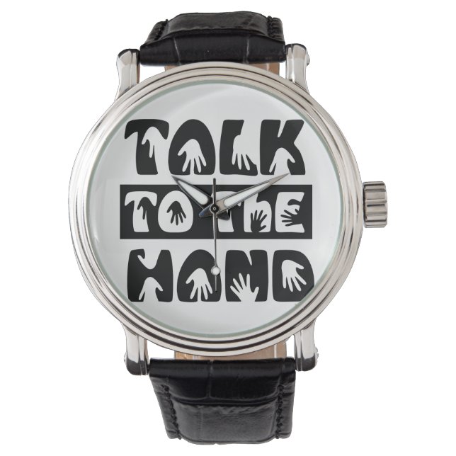 Reloj De Pulsera Hablar Con La Mano (Anverso)
