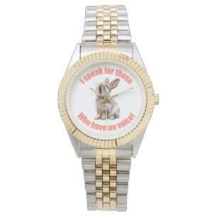 Reloj De Pulsera Hablo por los que no tienen conejo de voz
