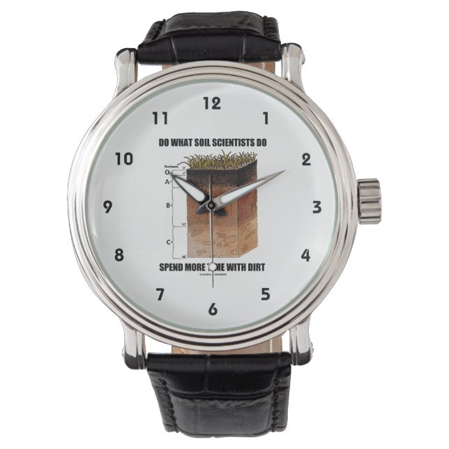 Reloj De Pulsera Hacer Lo Que Los Científicos Del Suelo Pasan Más T (Anverso)