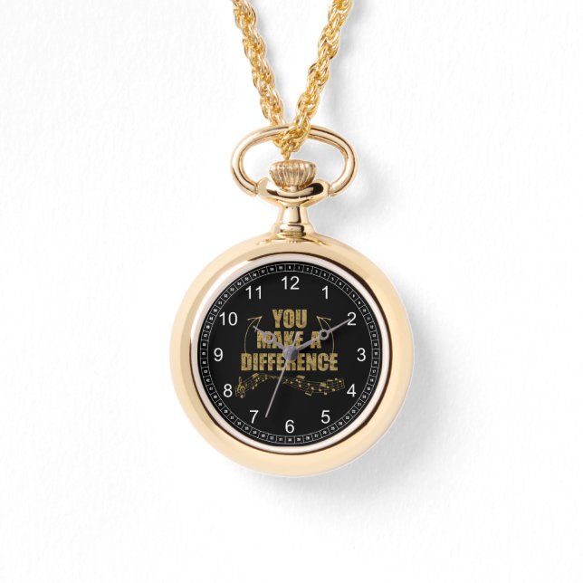 Reloj De Pulsera Haces la diferencia entre músicos (Anverso)
