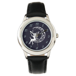 Reloj De Pulsera Hada celeste en la luna