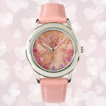 Reloj De Pulsera Hada rosa dulce del arte de la fantasía de primave<br><div class="desc">¡El arte fantasía se encuentra adorable con este reloj de niña! Nuestro Hada Rosa Cute de Primavera ha sido presentado en un nuevo reloj, perfecto para cualquier niñita que ame un toque mágico en su vida. Es una sensación maravillosa ver que nuestro arte cobra vida en un lienzo tan divertido...</div>