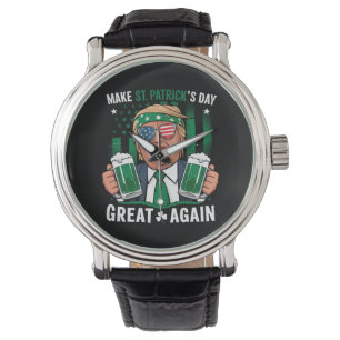 Reloj De Pulsera Haga que el día de San Patricio sea grande otra ve